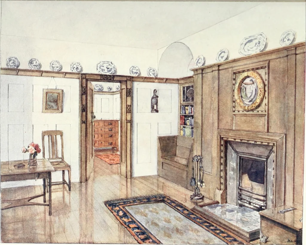 An illustration from Our homes and how to make the best of them, 1909, leaf 76
