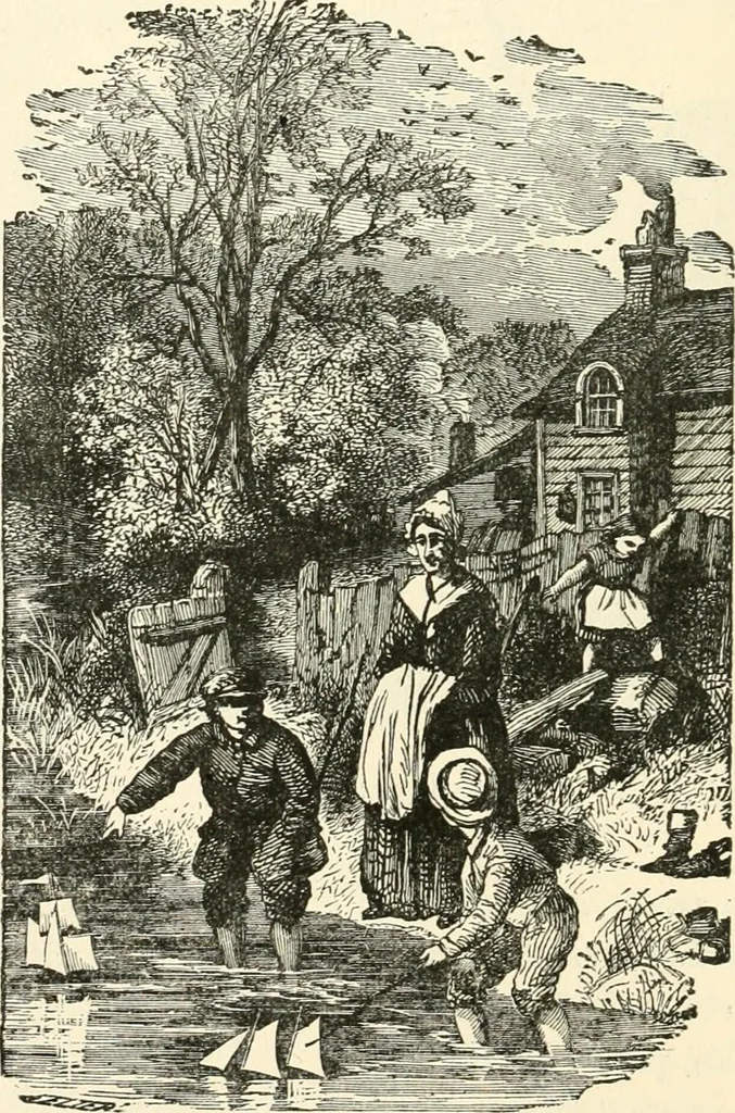 An illustration from Our homes and their adornments, or, How to build, finish, furnish and adorn a home, containing practical instructions for the building of homes, interior decoration, wood carving, scroll sawing, house painting, window hangings, screens, curtains, window gardening, incidental decorations, decorative-art needle-work, and economic landscape gardening; to which is added a household compendium of new, practical and valuable recipes, the whole being designed to make happy homes for happy people, 1883, leaf 133