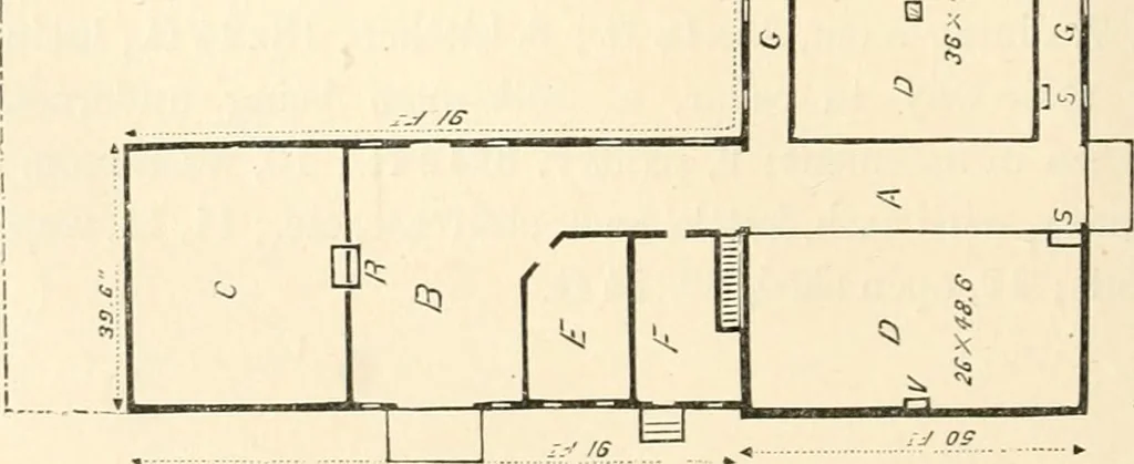 An illustration from Our homes and their adornments, or, How to build, finish, furnish and adorn a home, containing practical instructions for the building of homes, interior decoration, wood carving, scroll sawing, house painting, window hangings, screens, curtains, window gardening, incidental decorations, decorative-art needle-work, and economic landscape gardening; to which is added a household compendium of new, practical and valuable recipes, the whole being designed to make happy homes for happy people, 1883, leaf 153