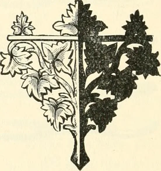 An illustration from Our homes and their adornments, or, How to build, finish, furnish and adorn a home, containing practical instructions for the building of homes, interior decoration, wood carving, scroll sawing, house painting, window hangings, screens, curtains, window gardening, incidental decorations, decorative-art needle-work, and economic landscape gardening; to which is added a household compendium of new, practical and valuable recipes, the whole being designed to make happy homes for happy people, 1883, leaf 205