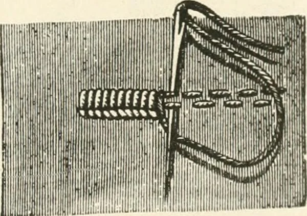 An illustration from Our homes and their adornments, or, How to build, finish, furnish and adorn a home, containing practical instructions for the building of homes, interior decoration, wood carving, scroll sawing, house painting, window hangings, screens, curtains, window gardening, incidental decorations, decorative-art needle-work, and economic landscape gardening; to which is added a household compendium of new, practical and valuable recipes, the whole being designed to make happy homes for happy people, 1883, leaf 260