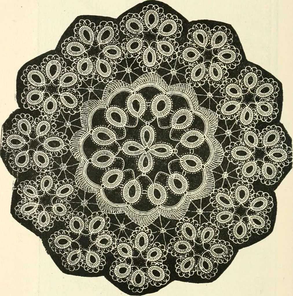 An illustration from Our homes and their adornments, or, How to build, finish, furnish and adorn a home, containing practical instructions for the building of homes, interior decoration, wood carving, scroll sawing, house painting, window hangings, screens, curtains, window gardening, incidental decorations, decorative-art needle-work, and economic landscape gardening; to which is added a household compendium of new, practical and valuable recipes, the whole being designed to make happy homes for happy people, 1883, leaf 273