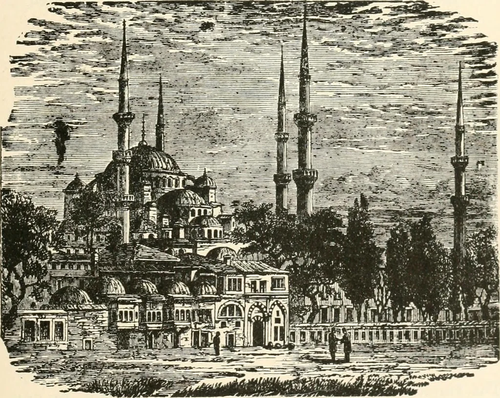 An illustration from Our homes and their adornments, or, How to build, finish, furnish and adorn a home, containing practical instructions for the building of homes, interior decoration, wood carving, scroll sawing, house painting, window hangings, screens, curtains, window gardening, incidental decorations, decorative-art needle-work, and economic landscape gardening; to which is added a household compendium of new, practical and valuable recipes, the whole being designed to make happy homes for happy people, 1883, leaf 298