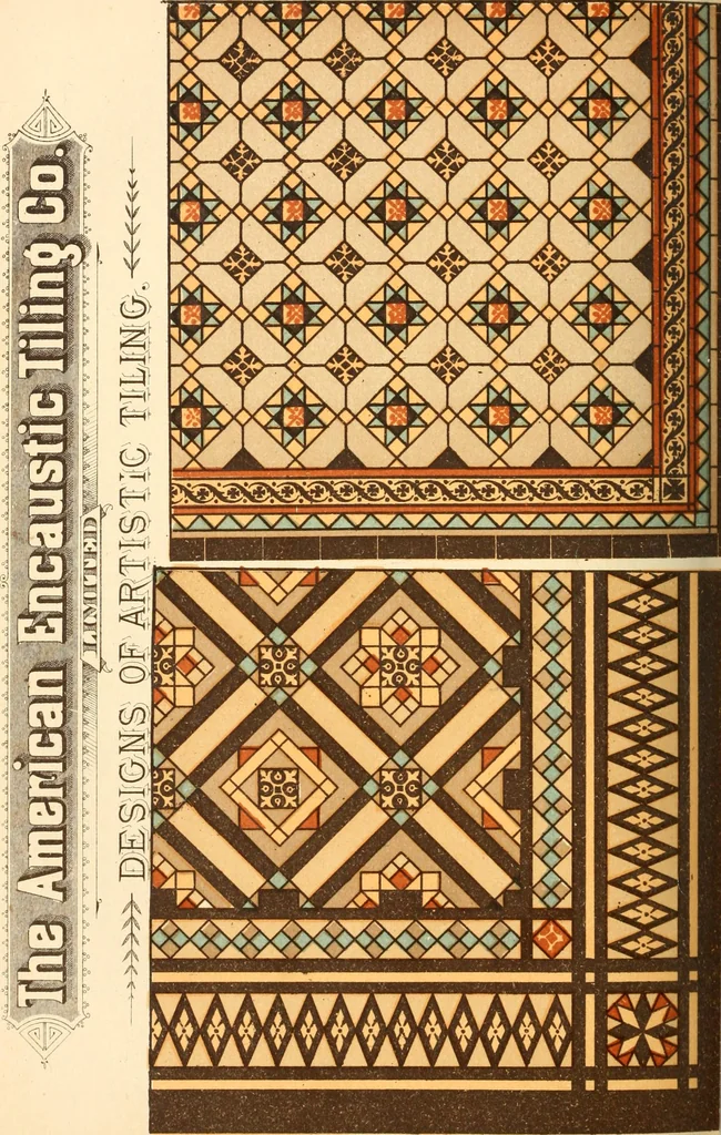 An illustration from Our homes and their adornments, or, How to build, finish, furnish and adorn a home, containing practical instructions for the building of homes, interior decoration, wood carving, scroll sawing, house painting, window hangings, screens, curtains, window gardening, incidental decorations, decorative-art needle-work, and economic landscape gardening; to which is added a household compendium of new, practical and valuable recipes, the whole being designed to make happy homes for happy people, 1883, leaf 413