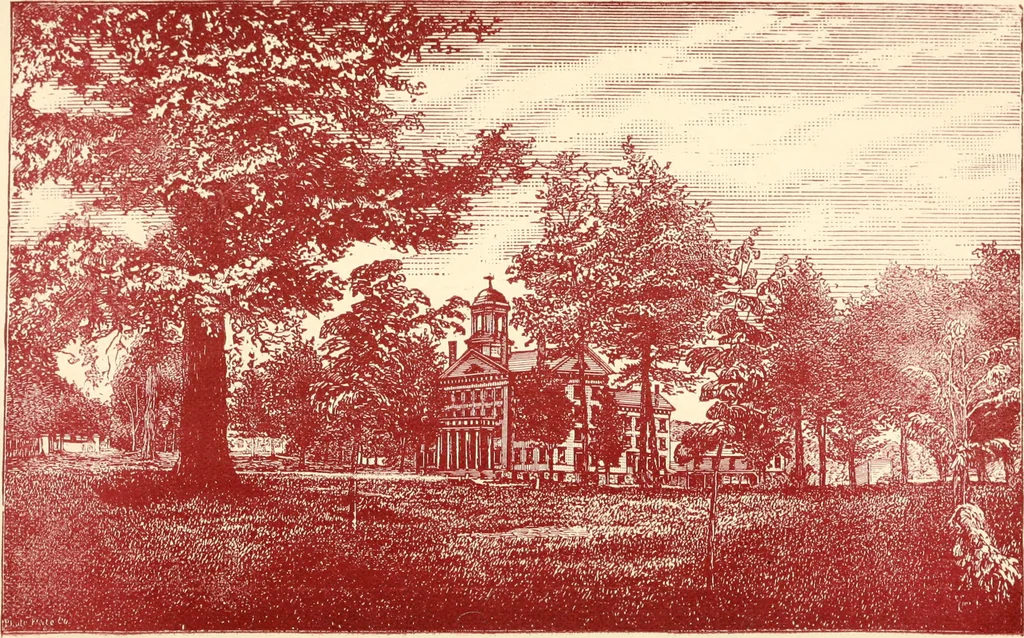 An illustration from Our homes and their adornments, or, How to build, finish, furnish and adorn a home, containing practical instructions for the building of homes, interior decoration, wood carving, scroll sawing, house painting, window hangings, screens, curtains, window gardening, incidental decorations, decorative-art needle-work, and economic landscape gardening; to which is added a household compendium of new, practical and valuable recipes, the whole being designed to make happy homes for happy people, 1883, leaf 9