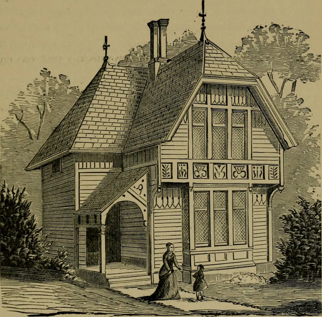 An illustration from Our homes and their adornments;, 1884, leaf 122