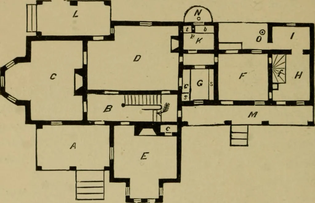 An illustration from Our homes and their adornments;, 1884, leaf 135