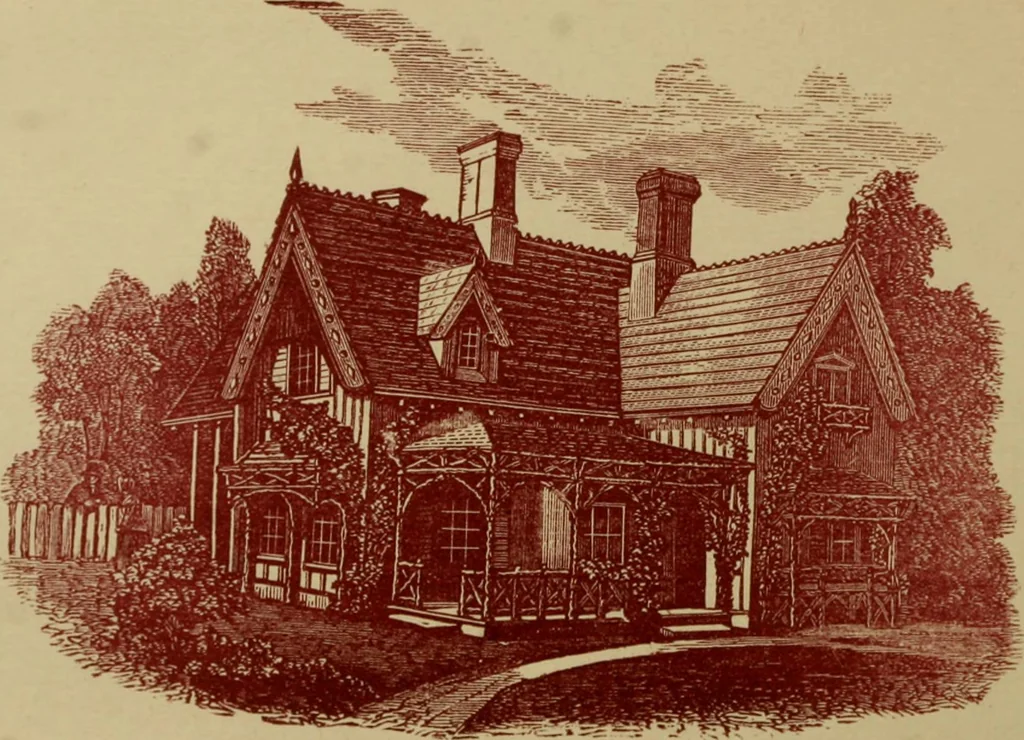 An illustration from Our homes and their adornments;, 1884, leaf 139