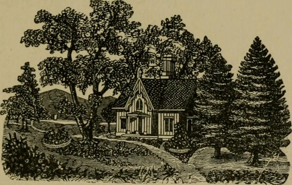 An illustration from Our homes and their adornments;, 1884, leaf 142