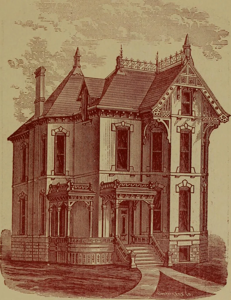 An illustration from Our homes and their adornments;, 1884, leaf 152