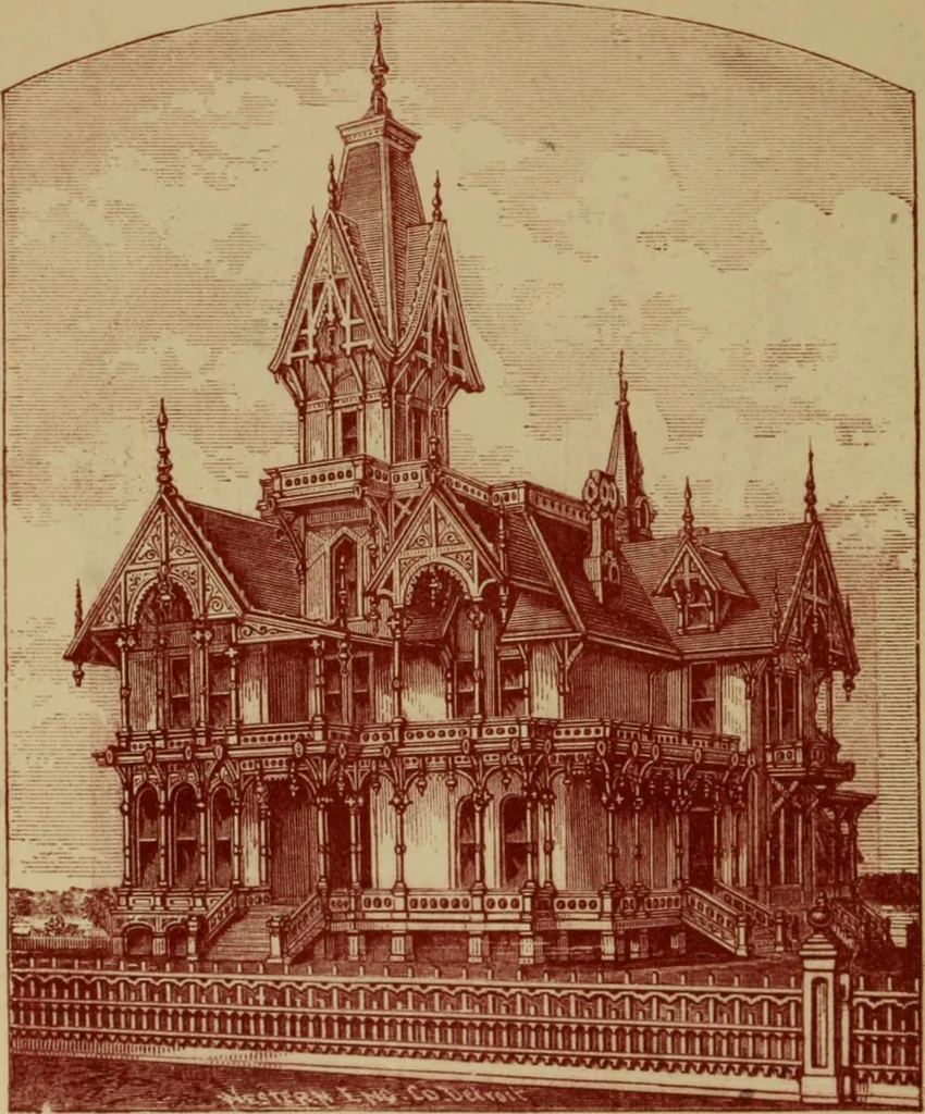 An illustration from Our homes and their adornments;, 1884, leaf 153