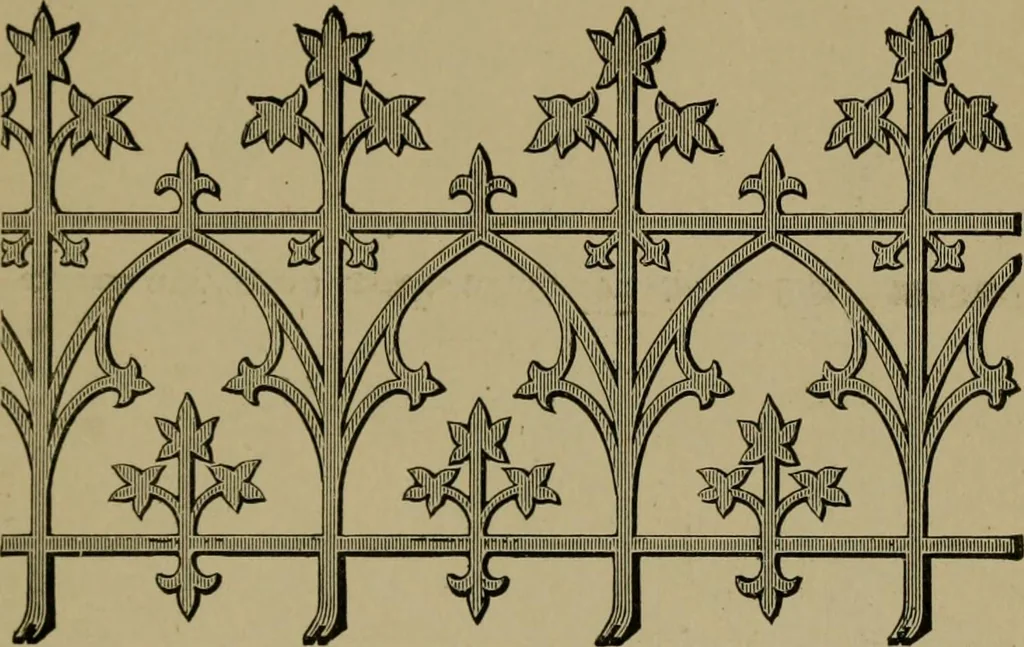 An illustration from Our homes and their adornments;, 1884, leaf 164