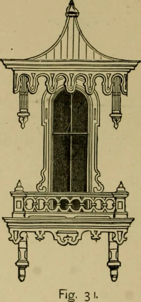 An illustration from Our homes and their adornments;, 1884, leaf 167