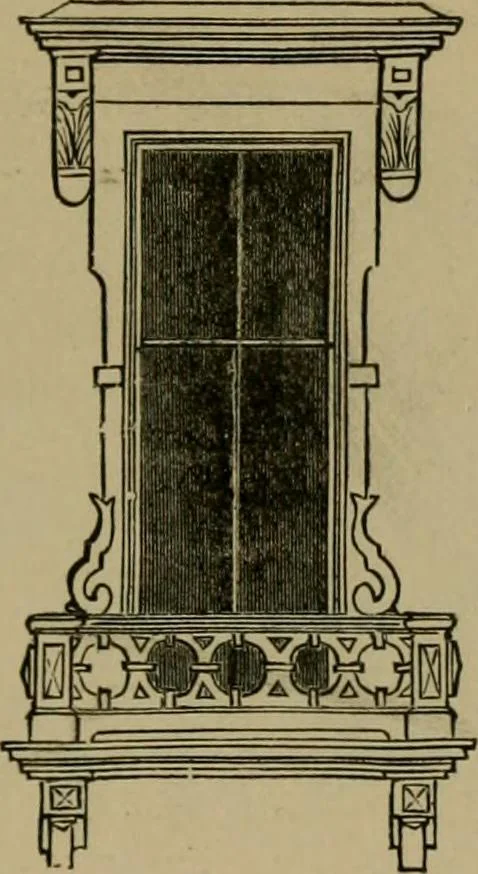 An illustration from Our homes and their adornments;, 1884, leaf 168