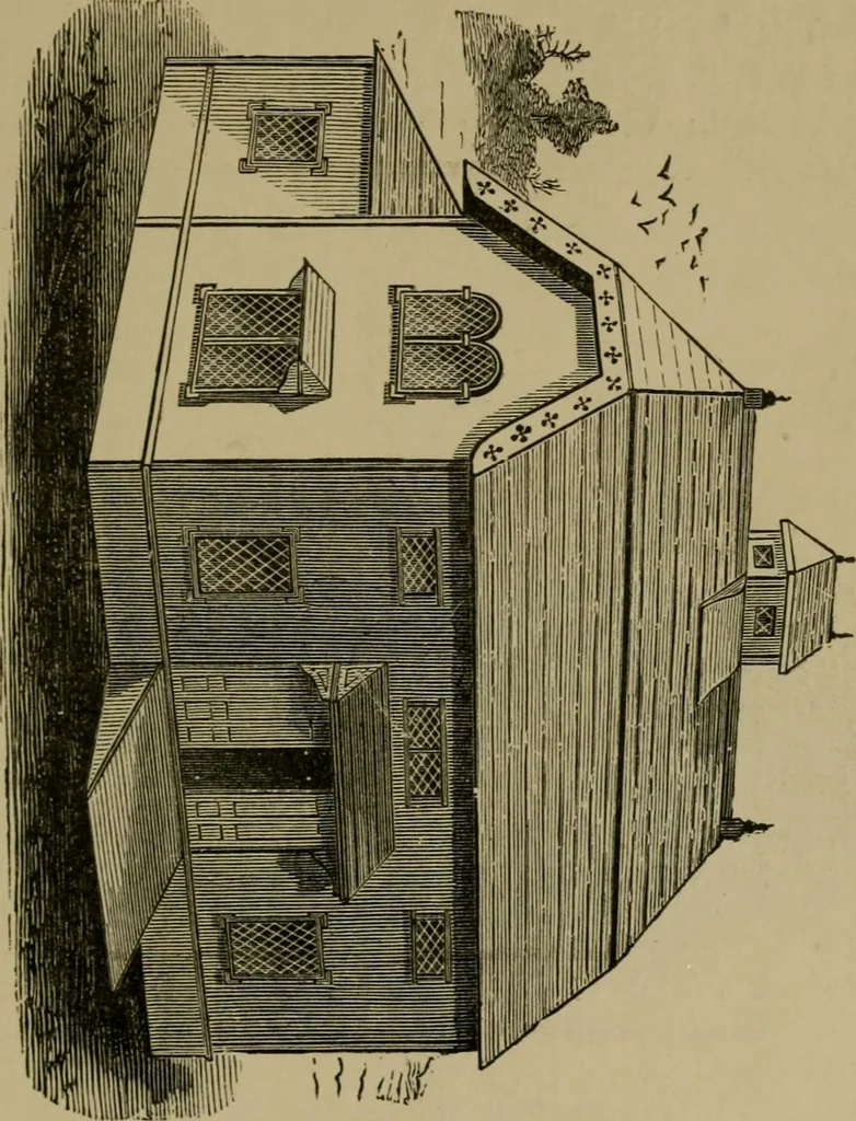 An illustration from Our homes and their adornments;, 1884, leaf 174
