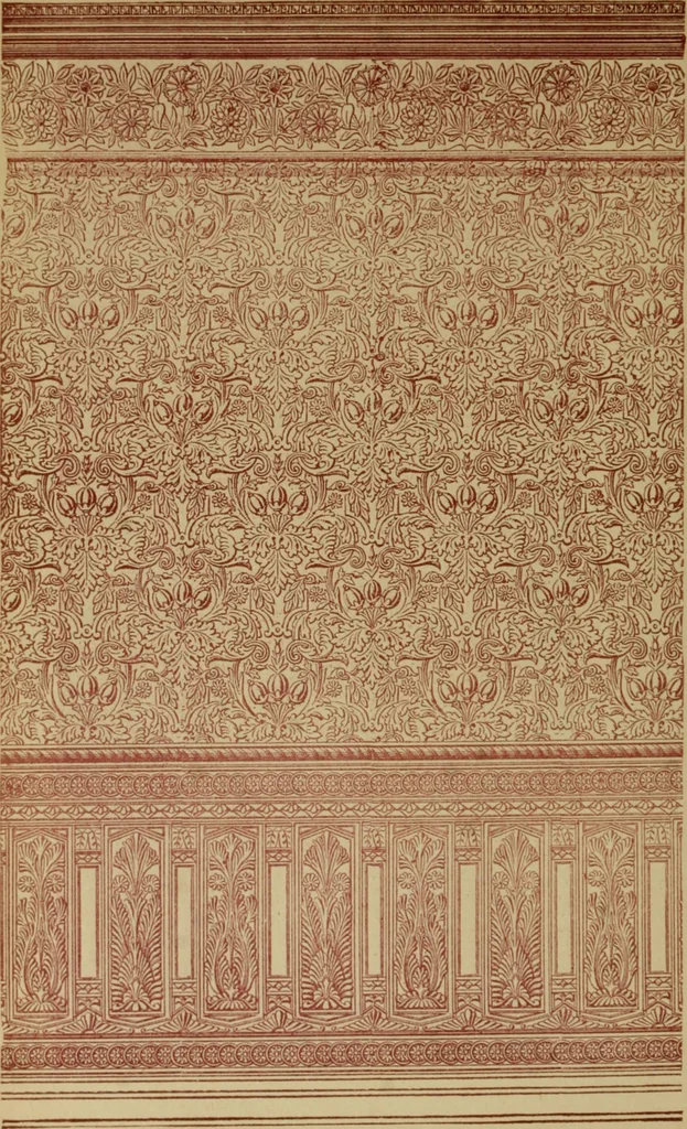 An illustration from Our homes and their adornments;, 1884, leaf 213