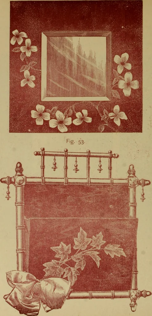 An illustration from Our homes and their adornments;, 1884, leaf 269