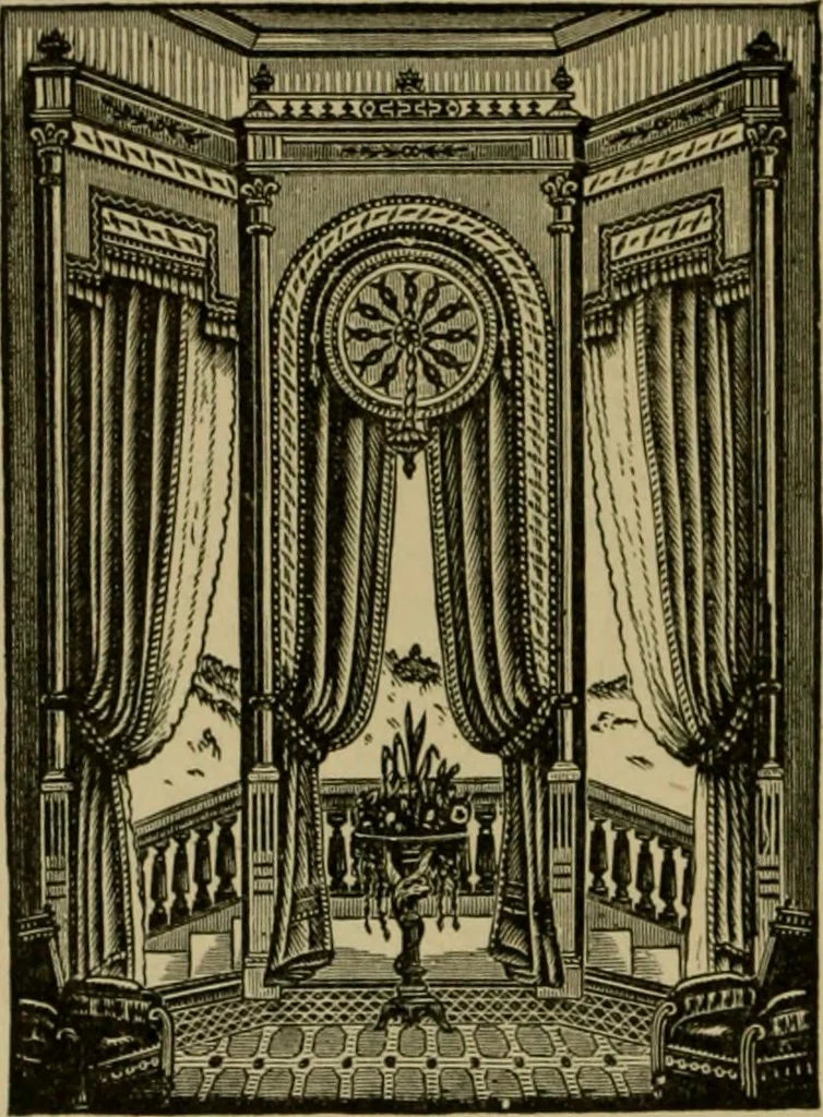 An illustration from Our homes and their adornments;, 1884, leaf 293