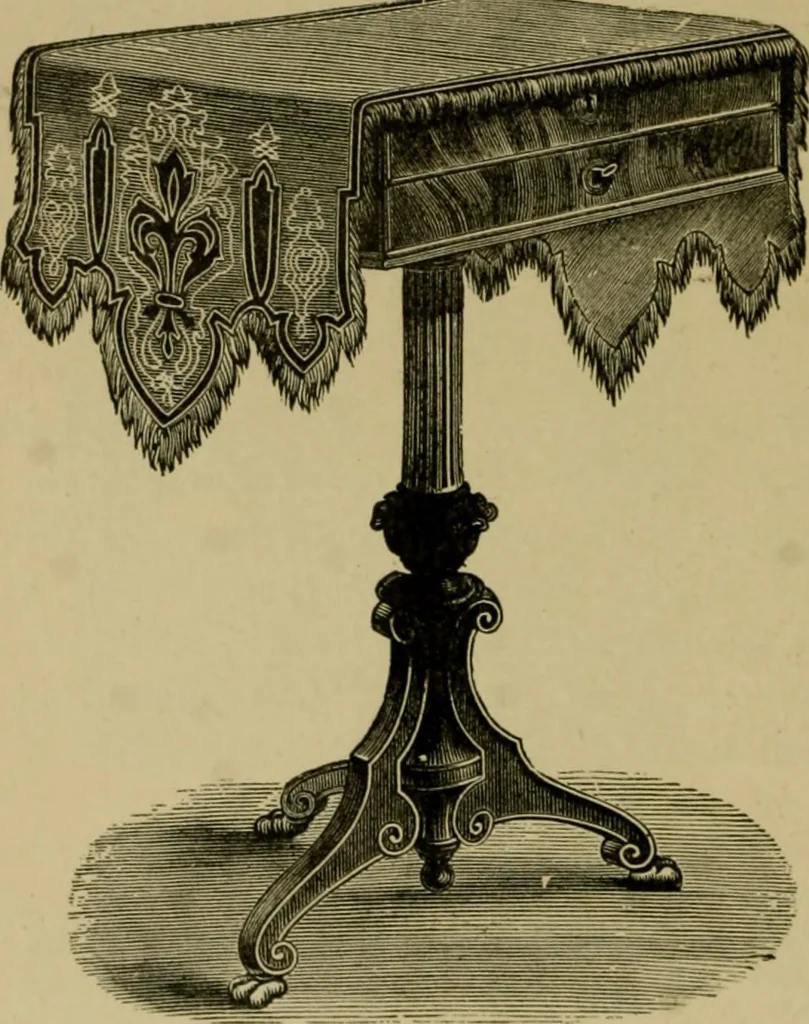 An illustration from Our homes and their adornments;, 1884, leaf 295