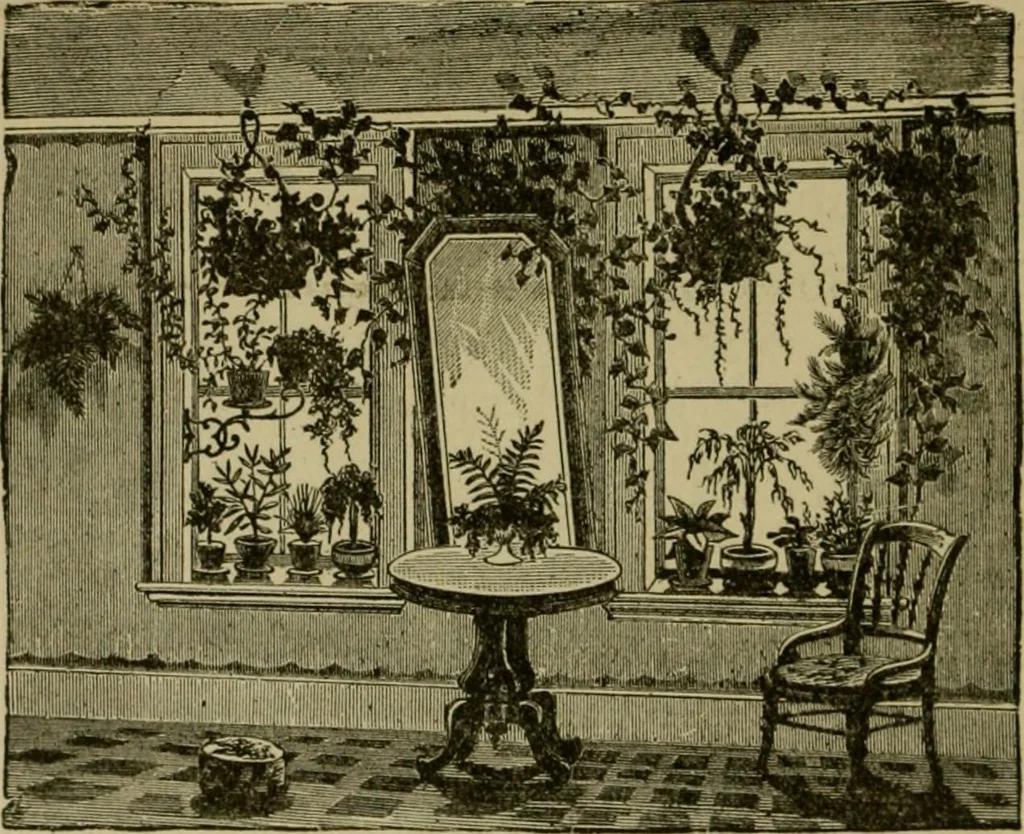 An illustration from Our homes and their adornments;, 1884, leaf 349