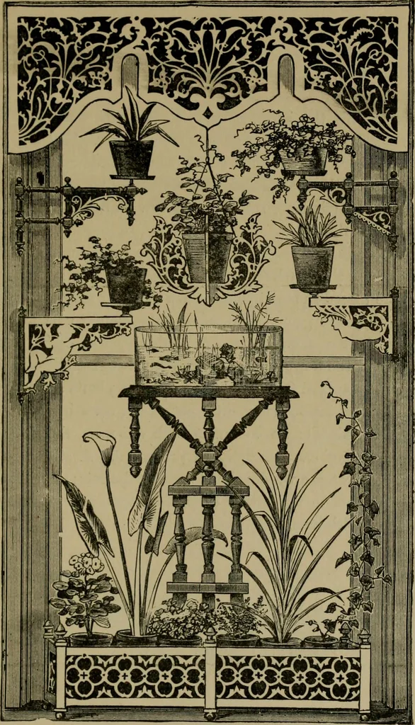 An illustration from Our homes and their adornments;, 1884, leaf 350