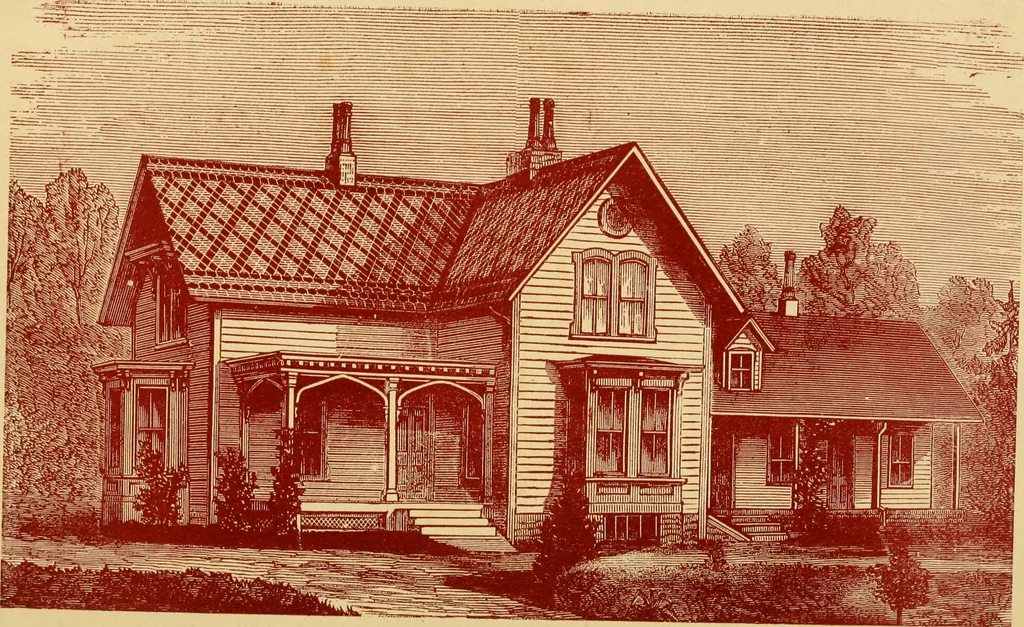An illustration from Our homes and their adornment:, 1883, leaf 134
