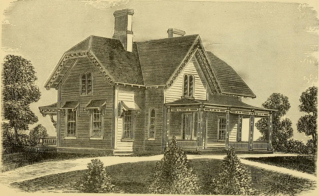 An illustration from Our homes and their adornment:, 1883, leaf 142