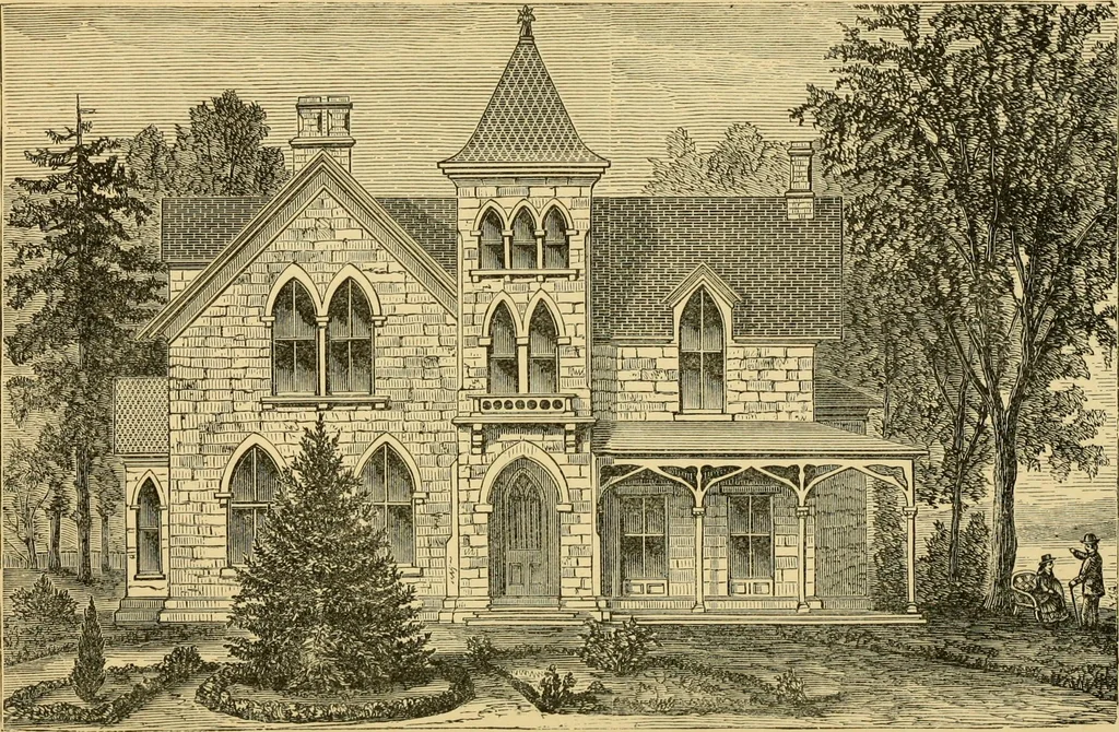 An illustration from Our homes and their adornment:, 1883, leaf 148