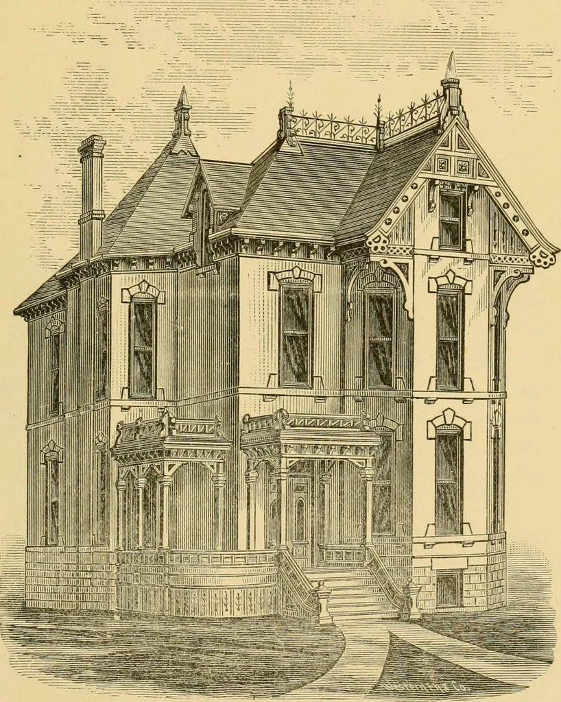An illustration from Our homes and their adornment:, 1883, leaf 166