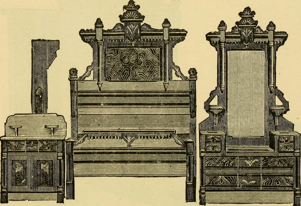 An illustration from Our homes and their adornment:, 1883, leaf 322