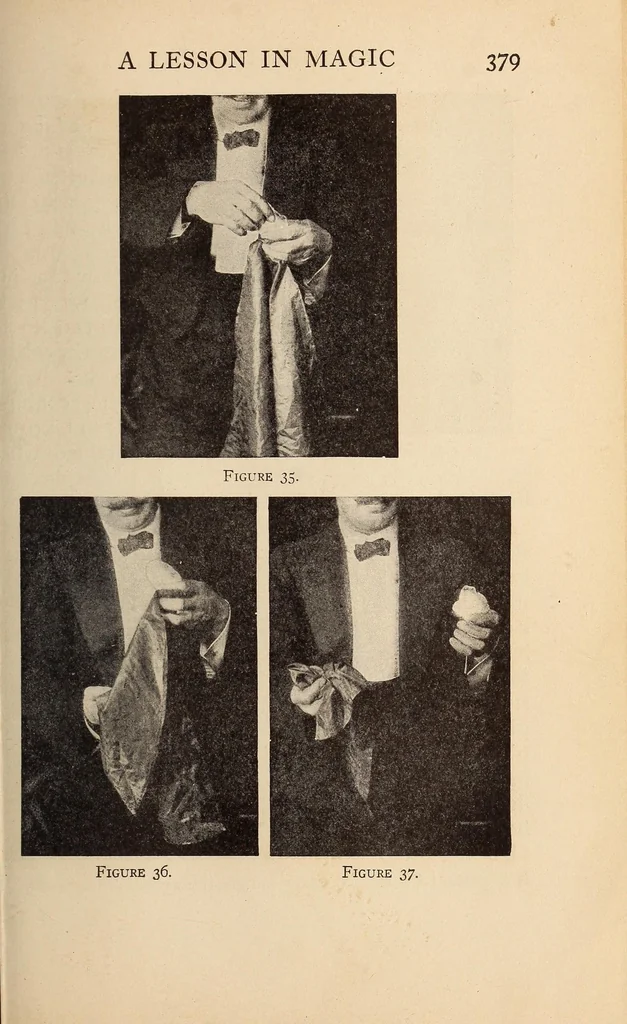 An illustration from Our magic : the art in magic, the theory of magic, the practice of magic, 1911, leaf 397