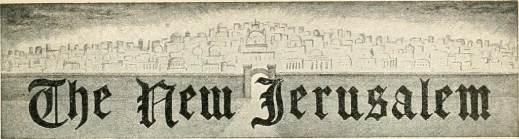 An illustration from Our paradise home; the earth made new and the restoration of all things, 1903, leaf 124