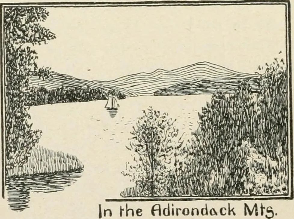 An illustration from Our paradise home; the earth made new and the restoration of all things, 1903, leaf 135