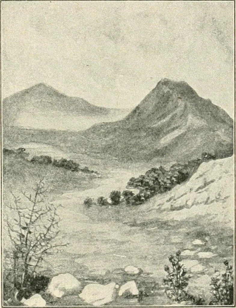 An illustration from Our paradise home; the earth made new and the restoration of all things, 1903, leaf 40