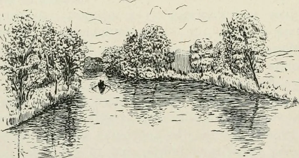 An illustration from Our paradise home; the earth made new and the restoration of all things, 1903, leaf 69