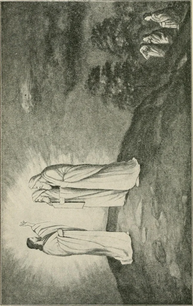 An illustration from Our paradise home; the earth made new and the restoration of all things, 1903, leaf 83