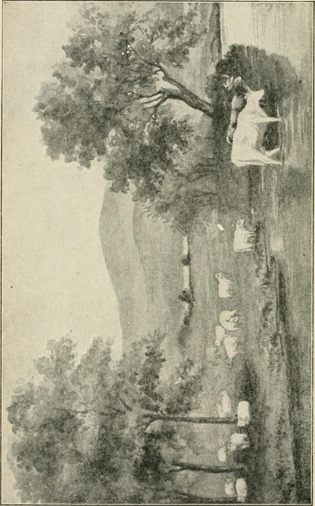 An illustration from Our paradise home; the earth made new and the restoration of all things, 1903, leaf 89
