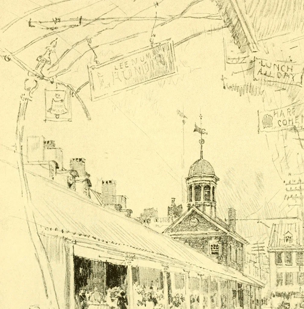 An illustration from Our Philadelphia, 1914, leaf 134