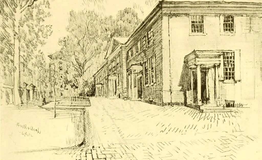An illustration from Our Philadelphia, 1914, leaf 140