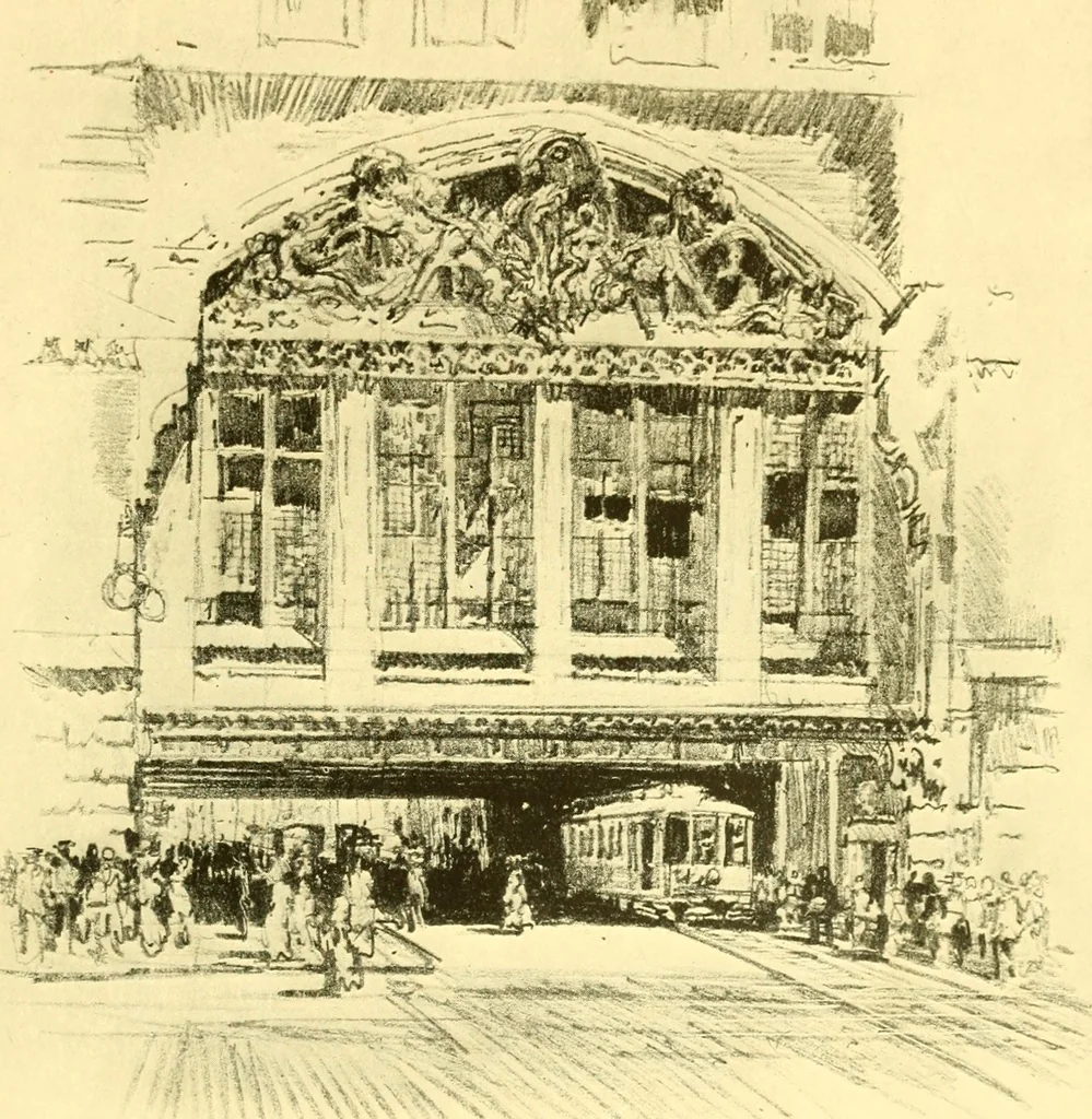 An illustration from Our Philadelphia, 1914, leaf 154