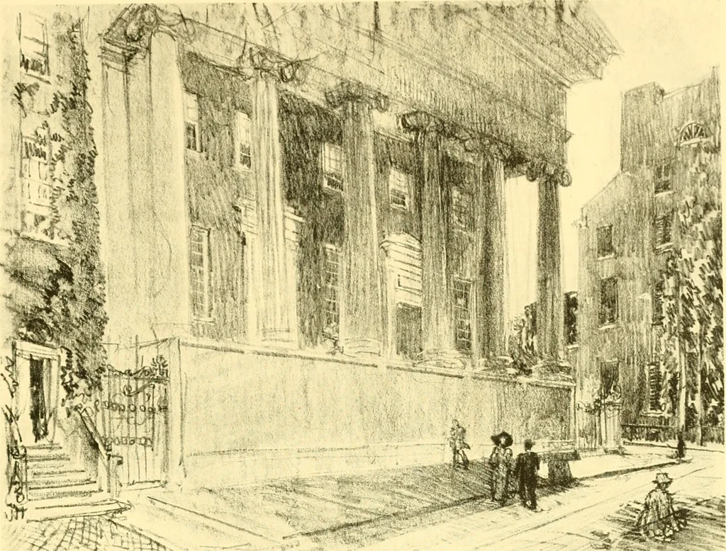 An illustration from Our Philadelphia, 1914, leaf 214