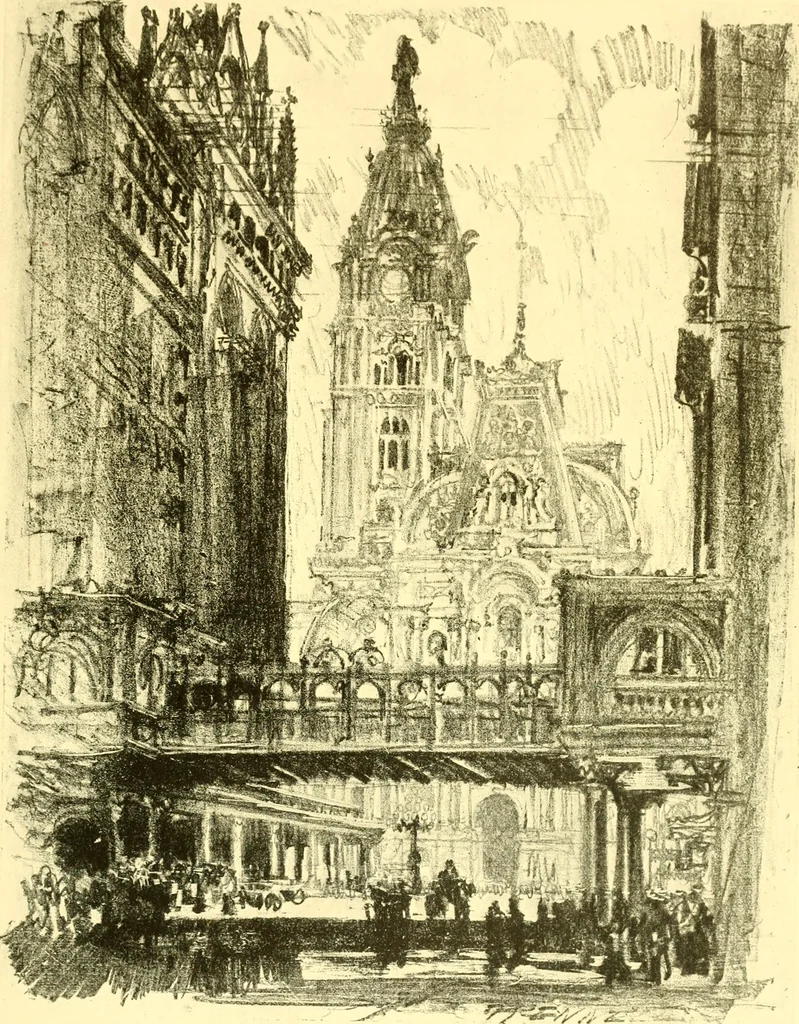 An illustration from Our Philadelphia, 1914, leaf 248