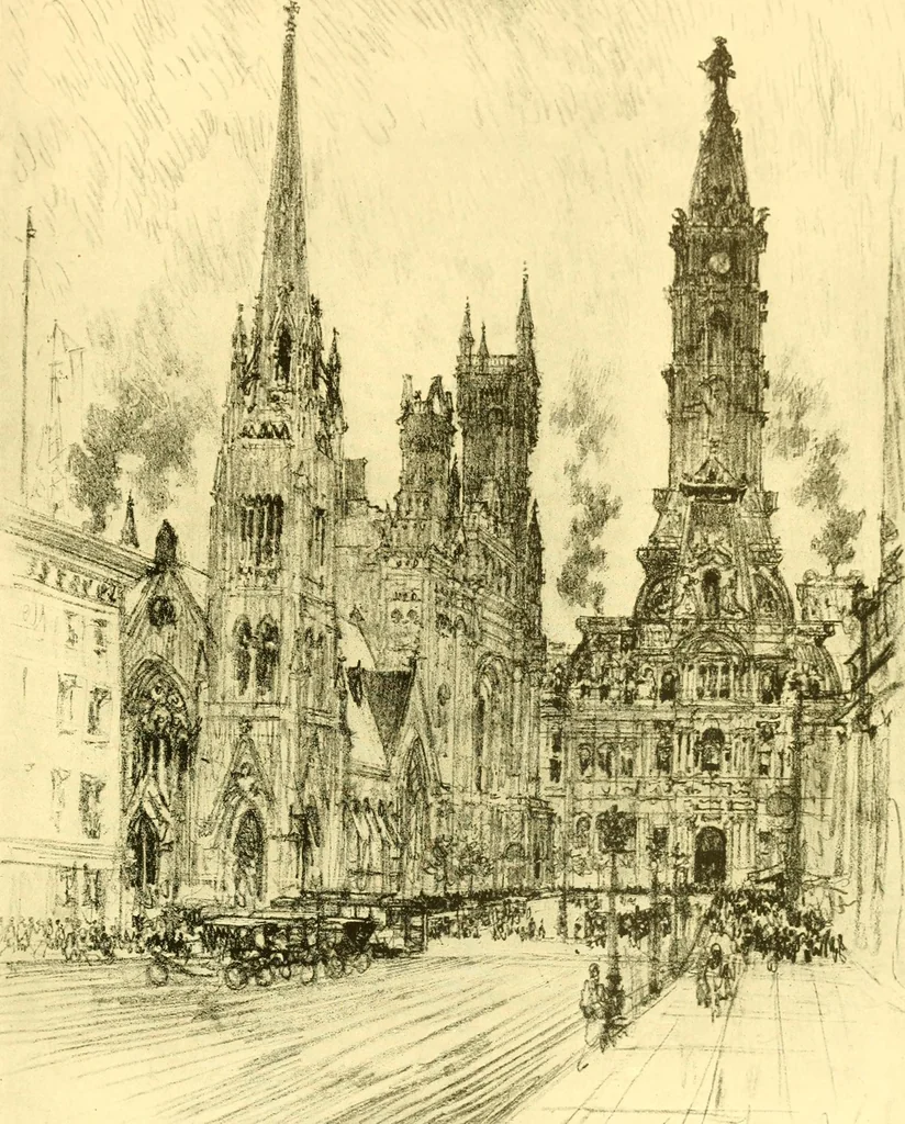 An illustration from Our Philadelphia, 1914, leaf 280