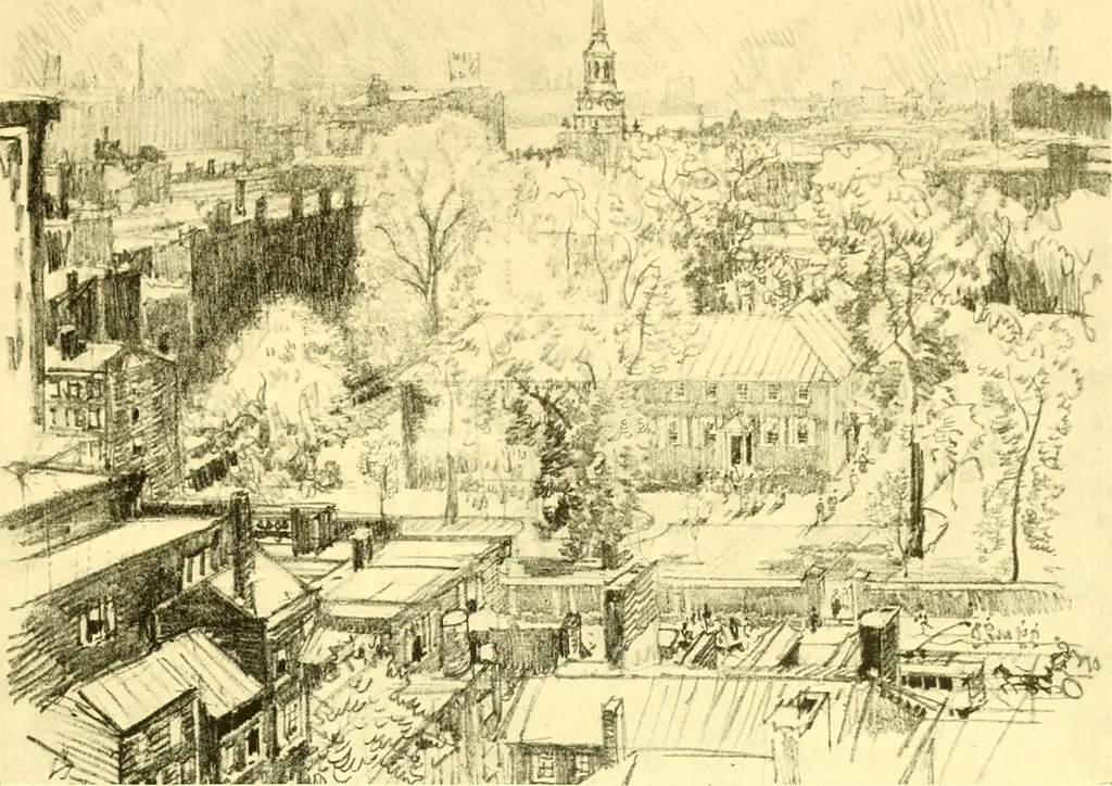 An illustration from Our Philadelphia, 1914, leaf 310