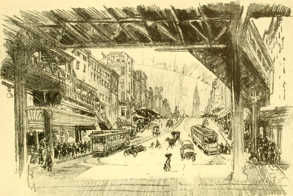 An illustration from Our Philadelphia, 1914, leaf 346