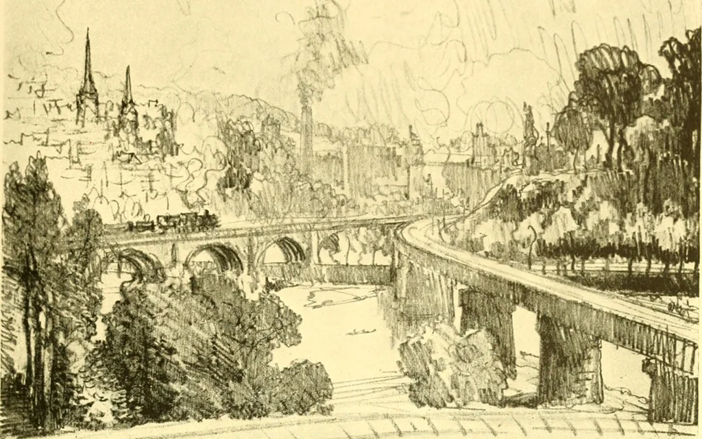 An illustration from Our Philadelphia, 1914, leaf 502