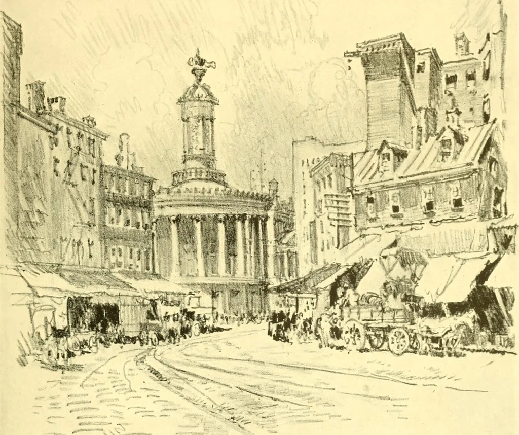 An illustration from Our Philadelphia, 1914, leaf 520