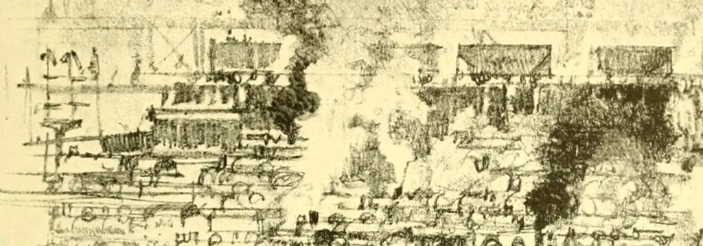 An illustration from Our Philadelphia, 1914, leaf 526