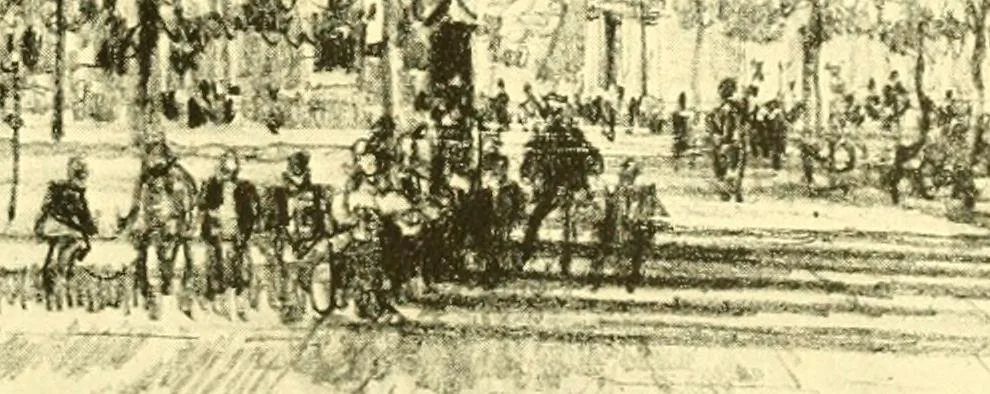 An illustration from Our Philadelphia, 1914, leaf 70