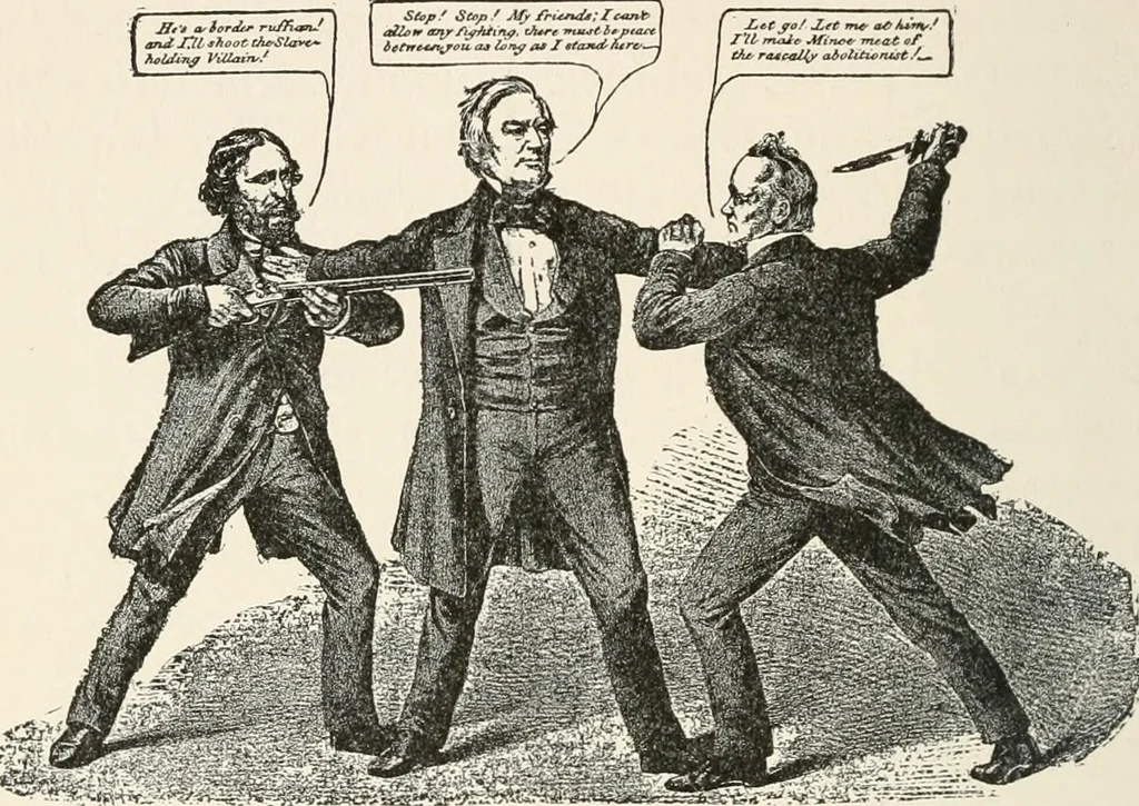An illustration from Our political drama, conventions, campaigns, candidates, 1904, leaf 113